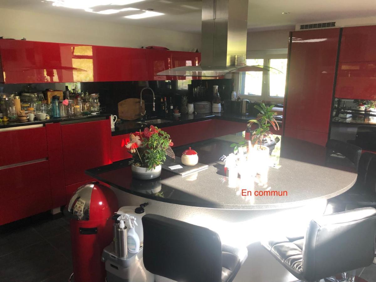 Logement Chez L'Habitant Etage Independant Grône Dış mekan fotoğraf